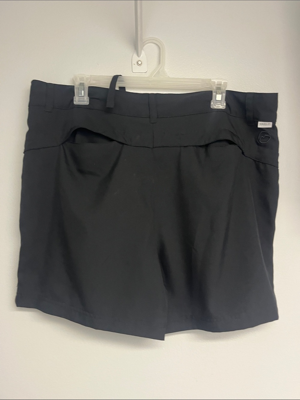 Magellan Outdoors Women's Black High-Waist Drawstring Shorts - Picture 3 of 3